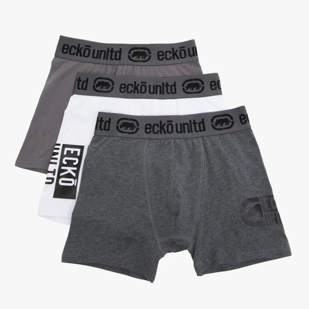 ECKO - Boxers Para Niño Pack de 3 unidades de Algodón Ecko