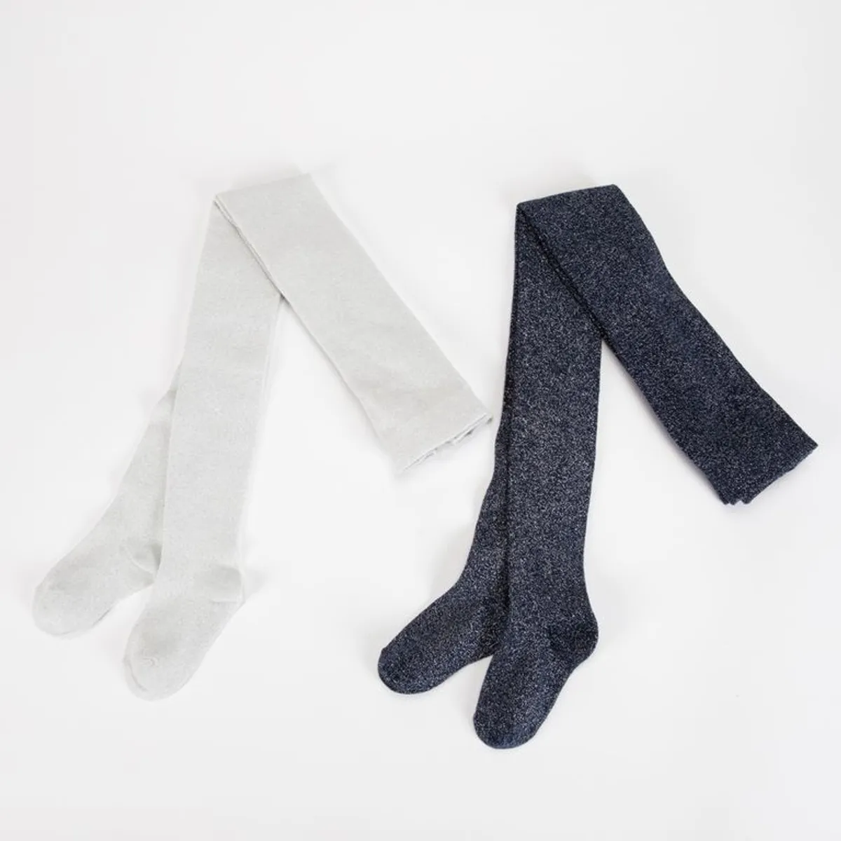 ELV - Medias pantalón para Niña Pack de 2 unidades de Algodón Elv