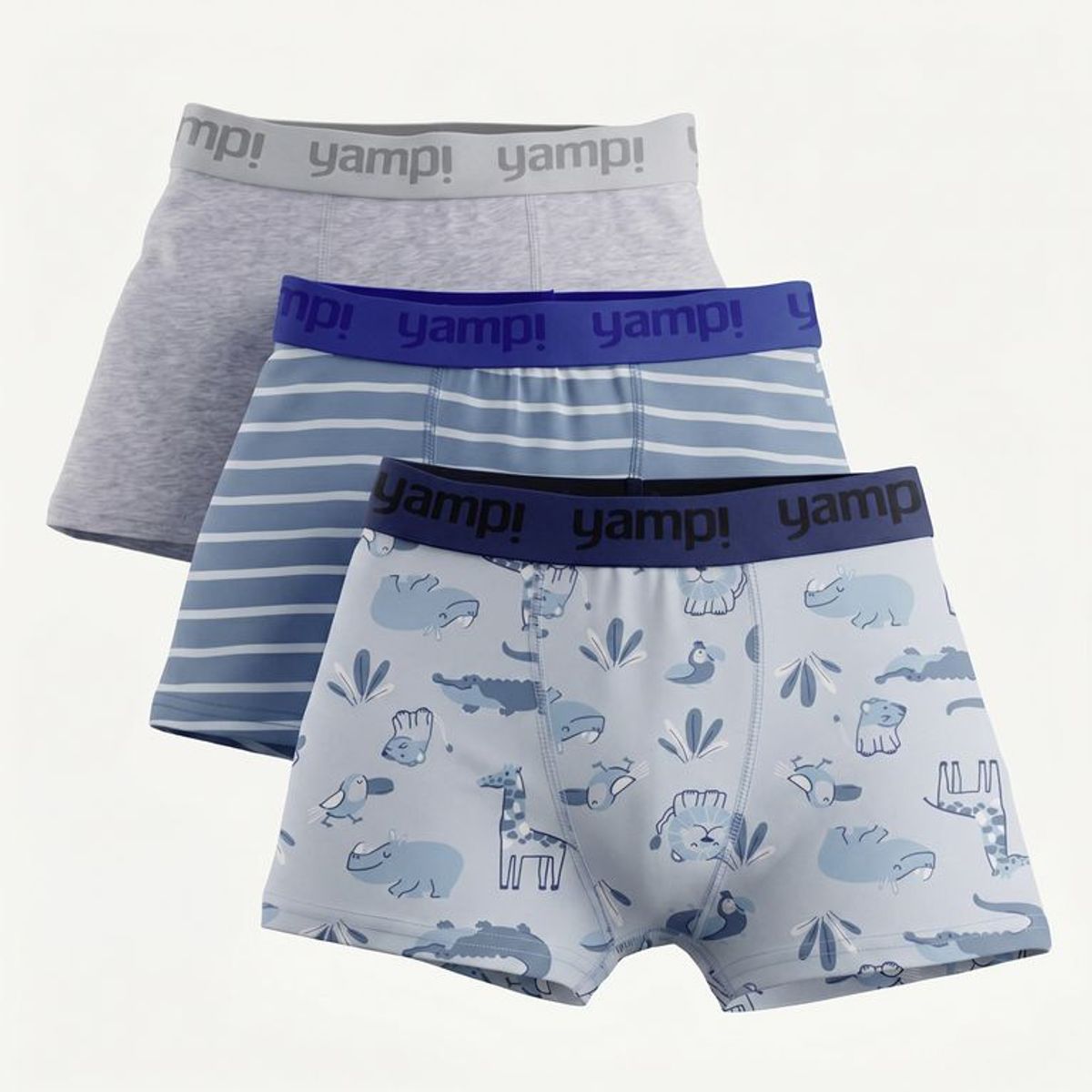 YAMP - Boxers para Niño Pack de 3 unidades de Algodón Yamp