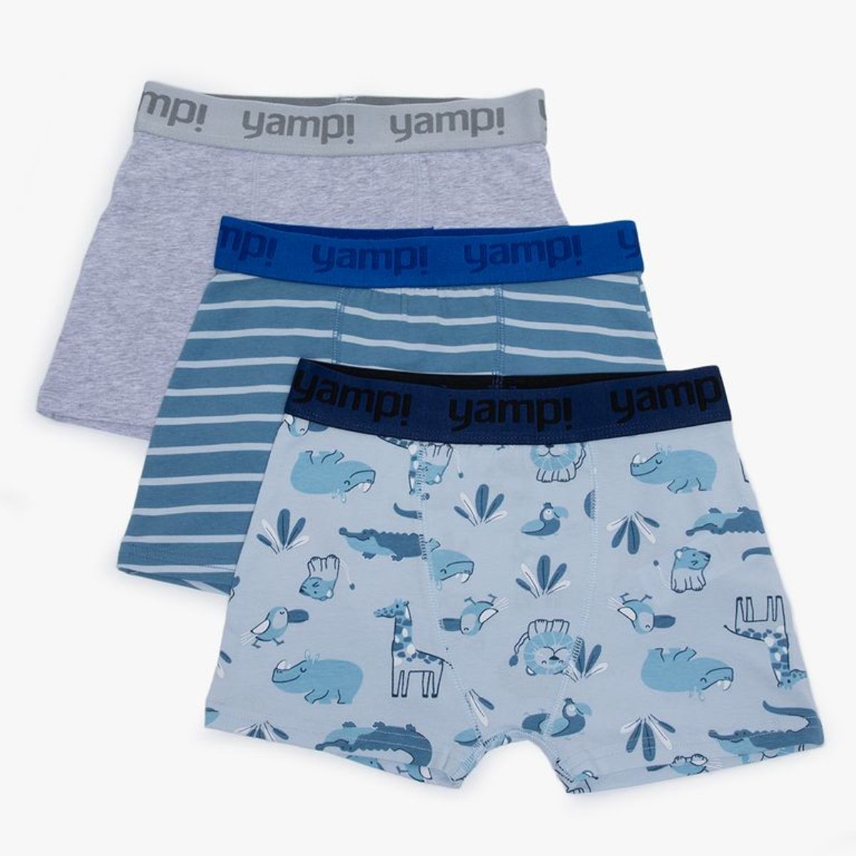 YAMP - Boxers para Niño Pack de 3 unidades de Algodón Yamp