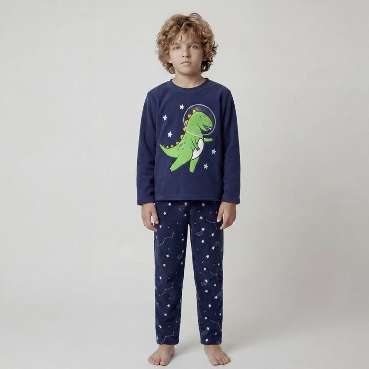 YAMP - Pijama Cintura elásticada para Niño 2 piezas con Estampado Manga larga Yamp