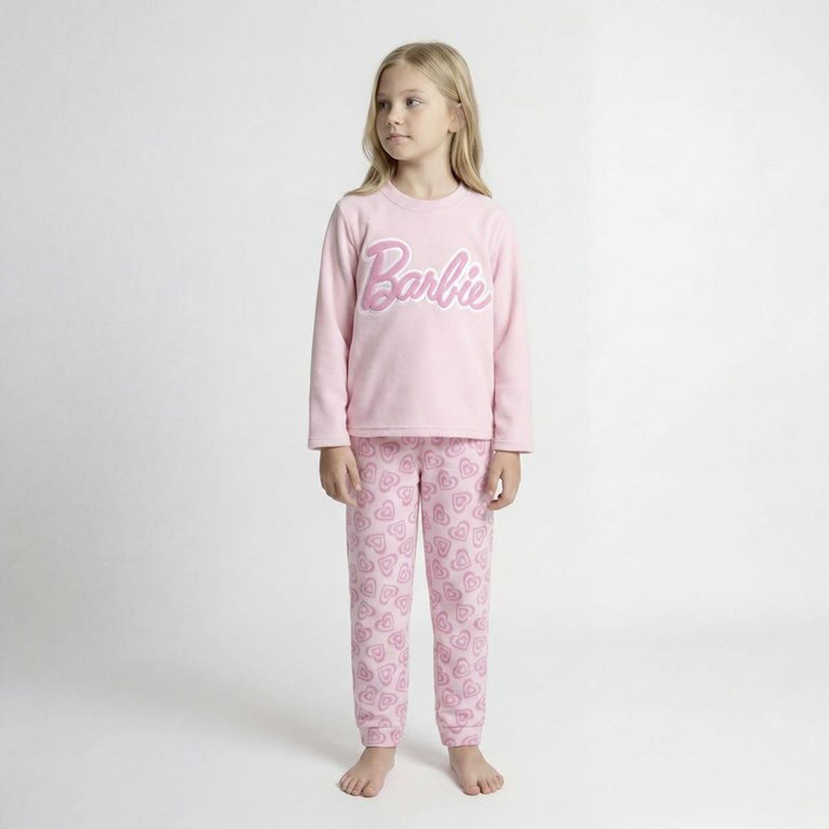 BARBIE - Pijama Cintura elásticada para Niña 2 piezas con Estampado Manga larga Barbie