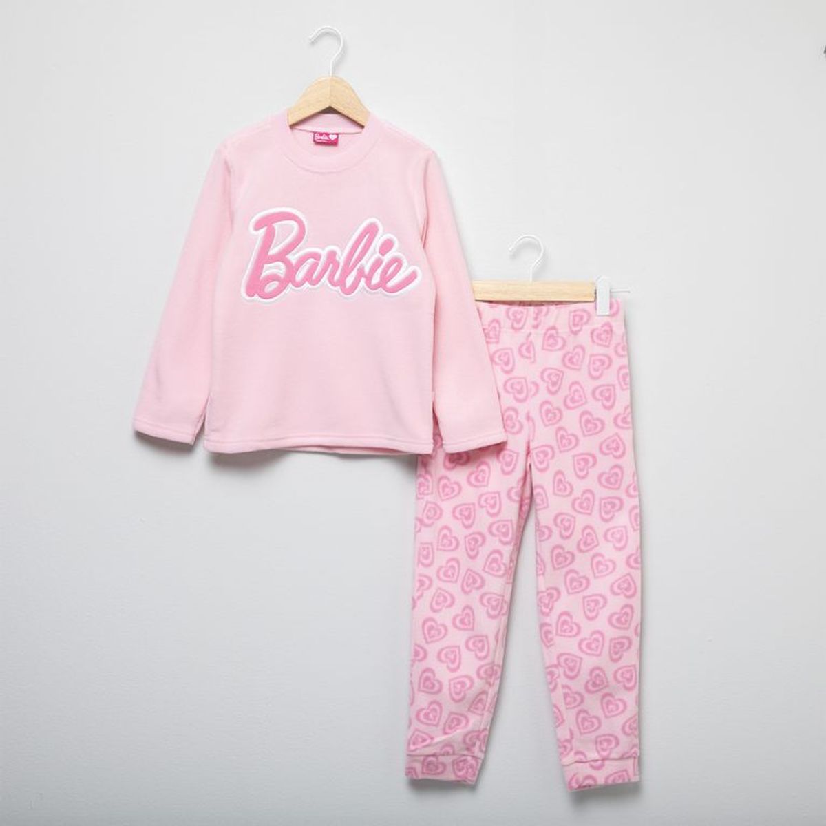 BARBIE - Pijama Cintura elásticada para Niña 2 piezas con Estampado Manga larga Barbie