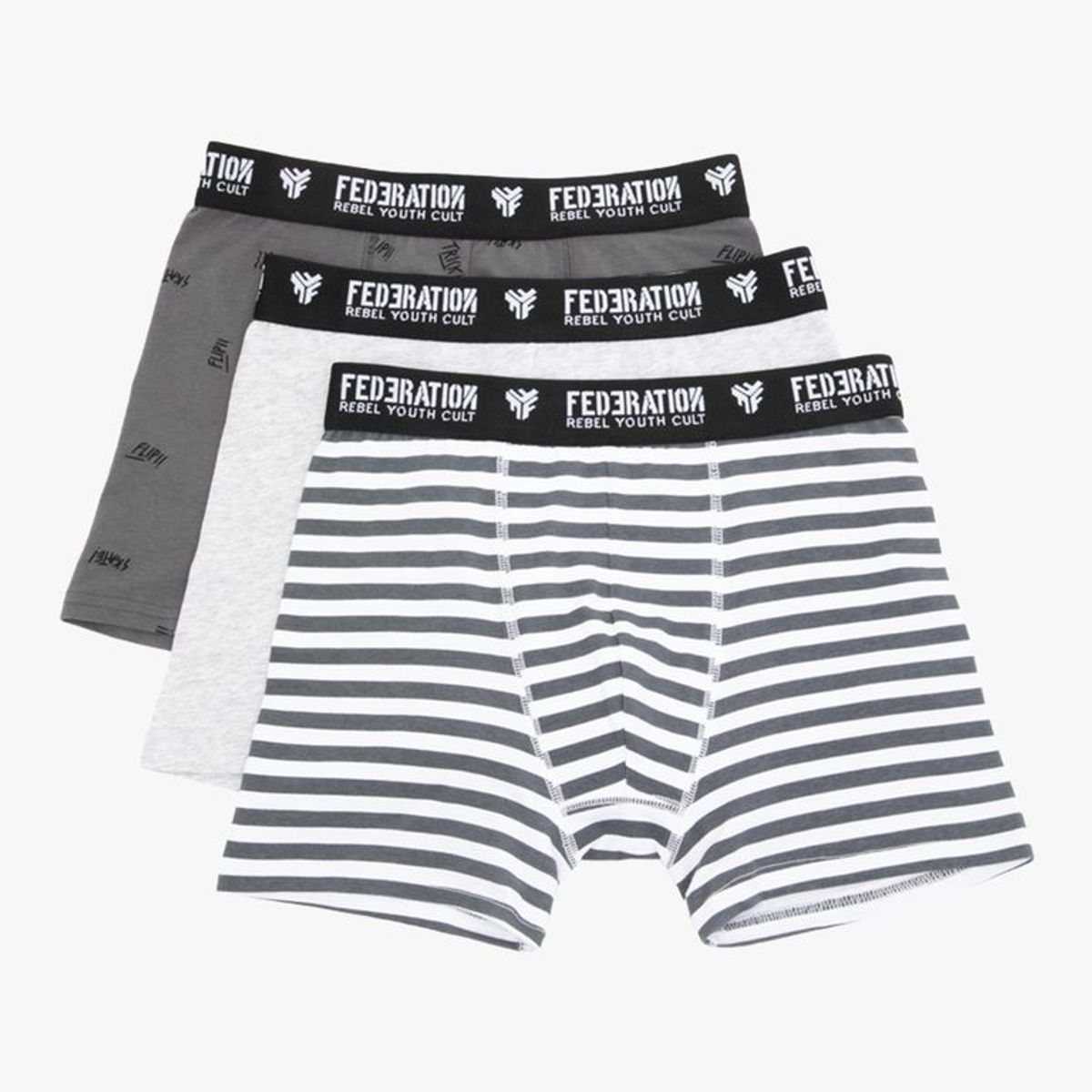 FEDERATION - Boxers para Niño Pack de 3 unidades de Algodón Federation