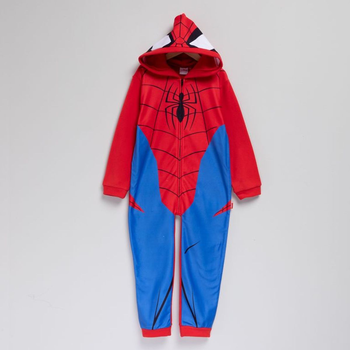 MARVEL - Pijama Enteriza para Niño con capucha Manga larga Spider-man