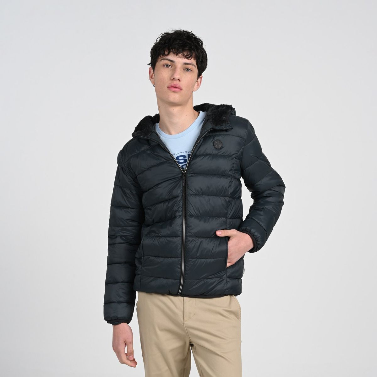 FEDERATION - Chaqueta Con capucha para Niño Acolchado Federation