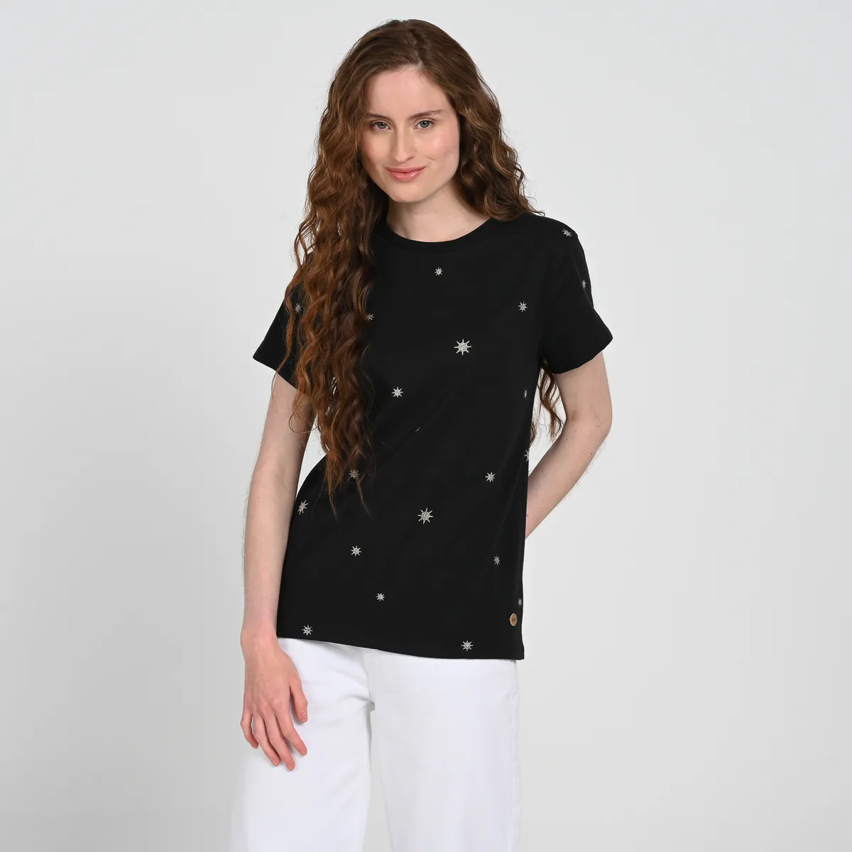 ELV - Camiseta para Niña de Algodón Elv