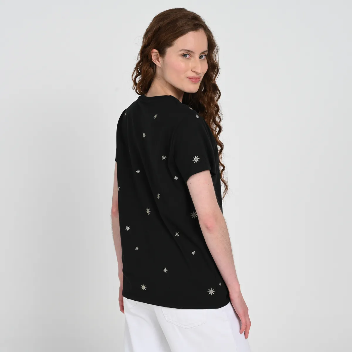 ELV - Camiseta para Niña de Algodón Elv