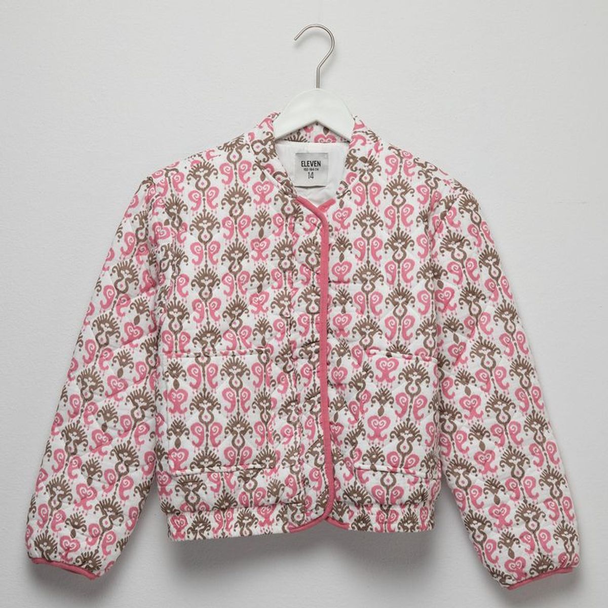 ELV - Chaqueta para Niña con Estampado de Algodón Elv