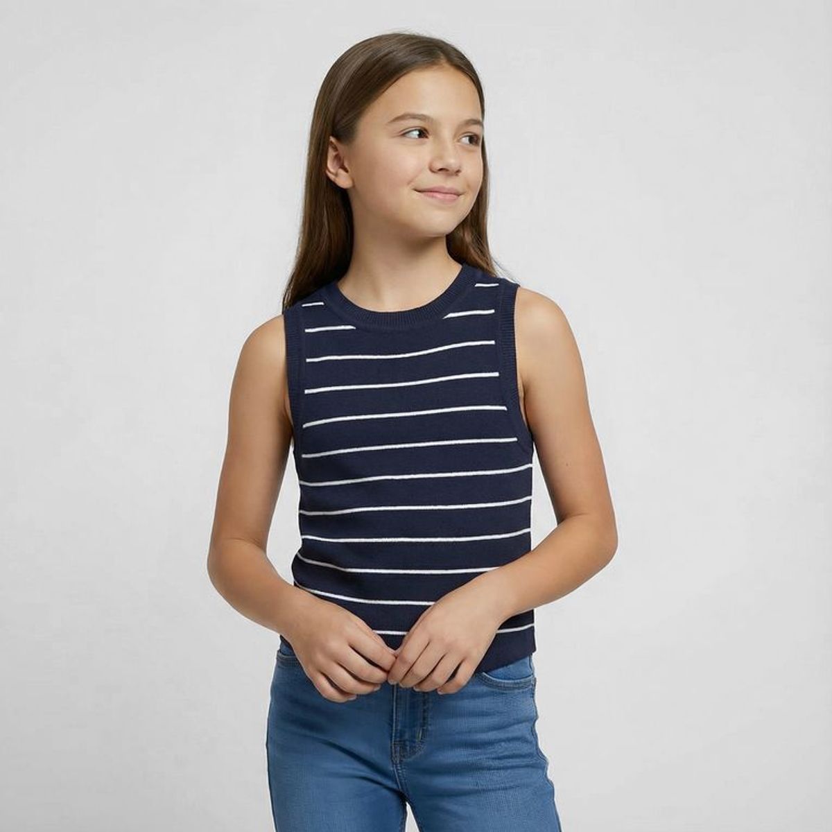 ELV - Top para Niña en Viscosa Elv