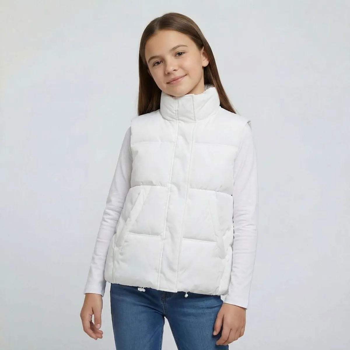 ELV - Chaleco para Niña Acolchada Elv