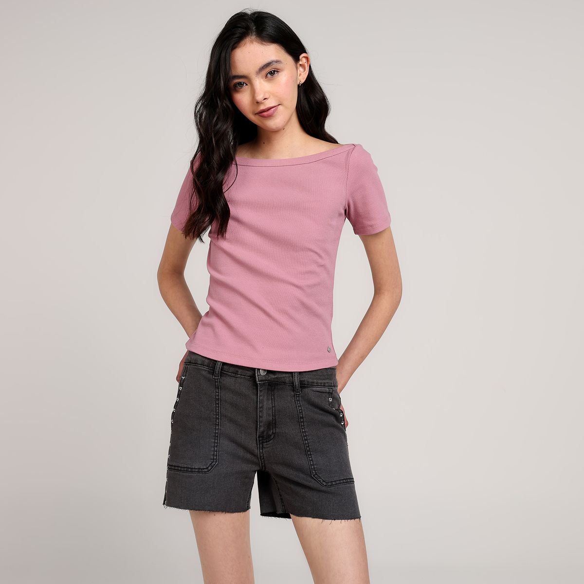 ELV - Short para Niña de Algodón Elv