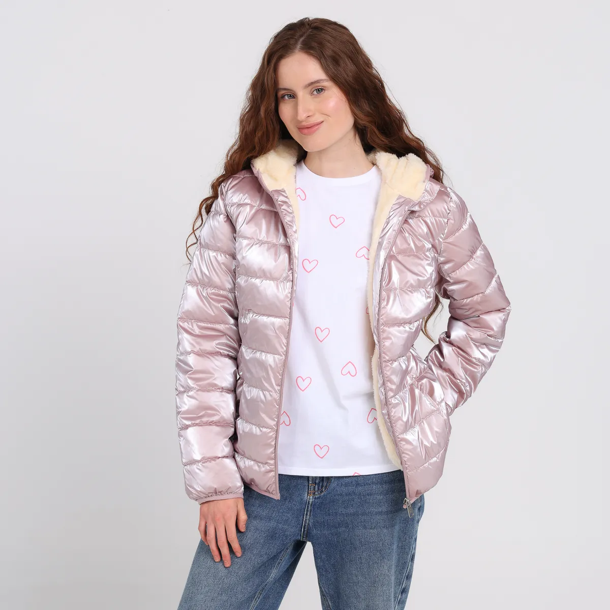 ELV - Chaqueta Acolchada para Niña Elv