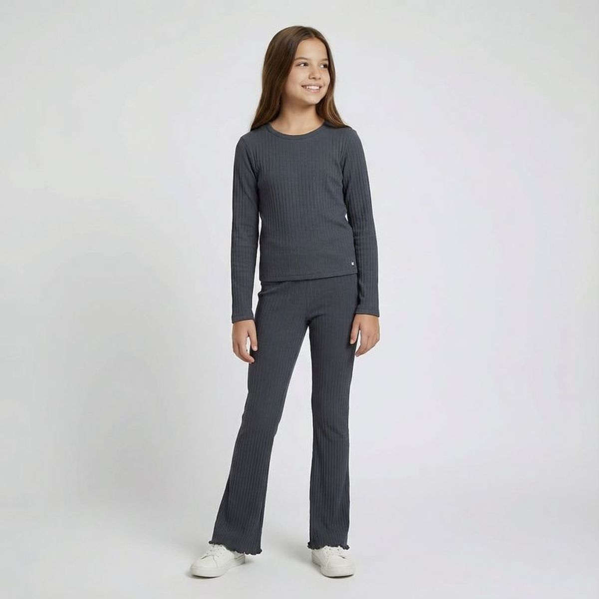 ELV - Sets Pantalón + Camiseta manga larga para Niña en Algodón Elv