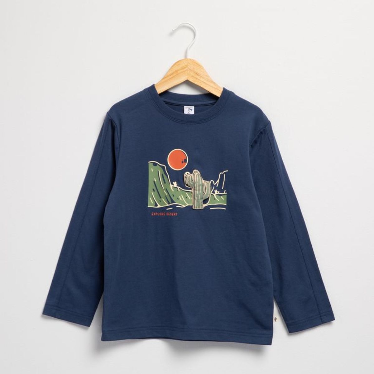 YAMP - Camiseta para Niño con Estampado  Manga larga de Algodón Yamp