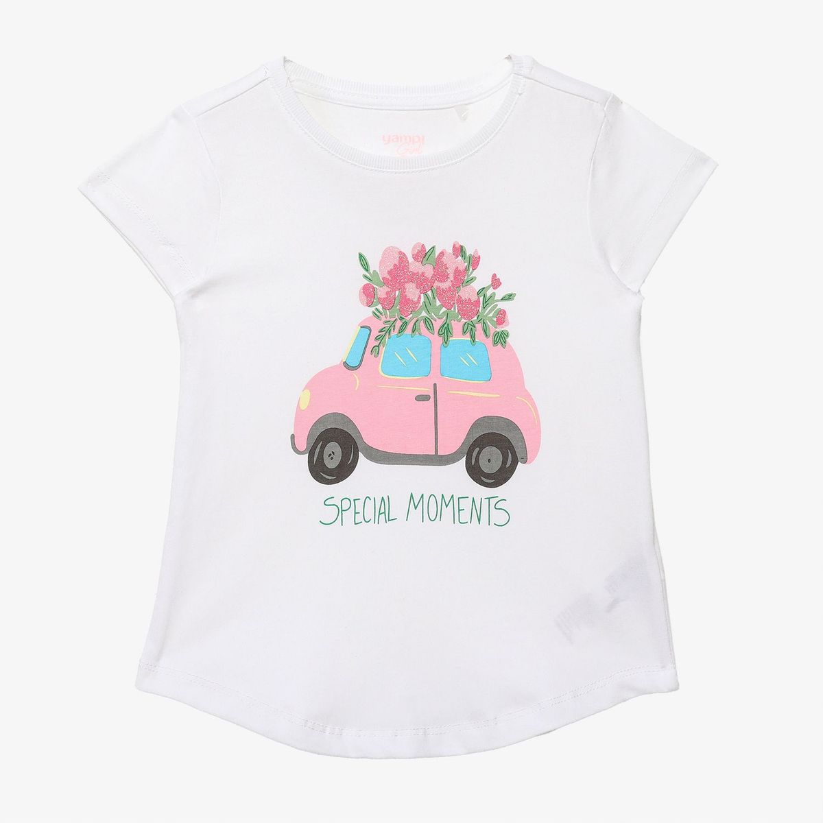 YAMP - Camiseta para Niña de Algodón Yamp