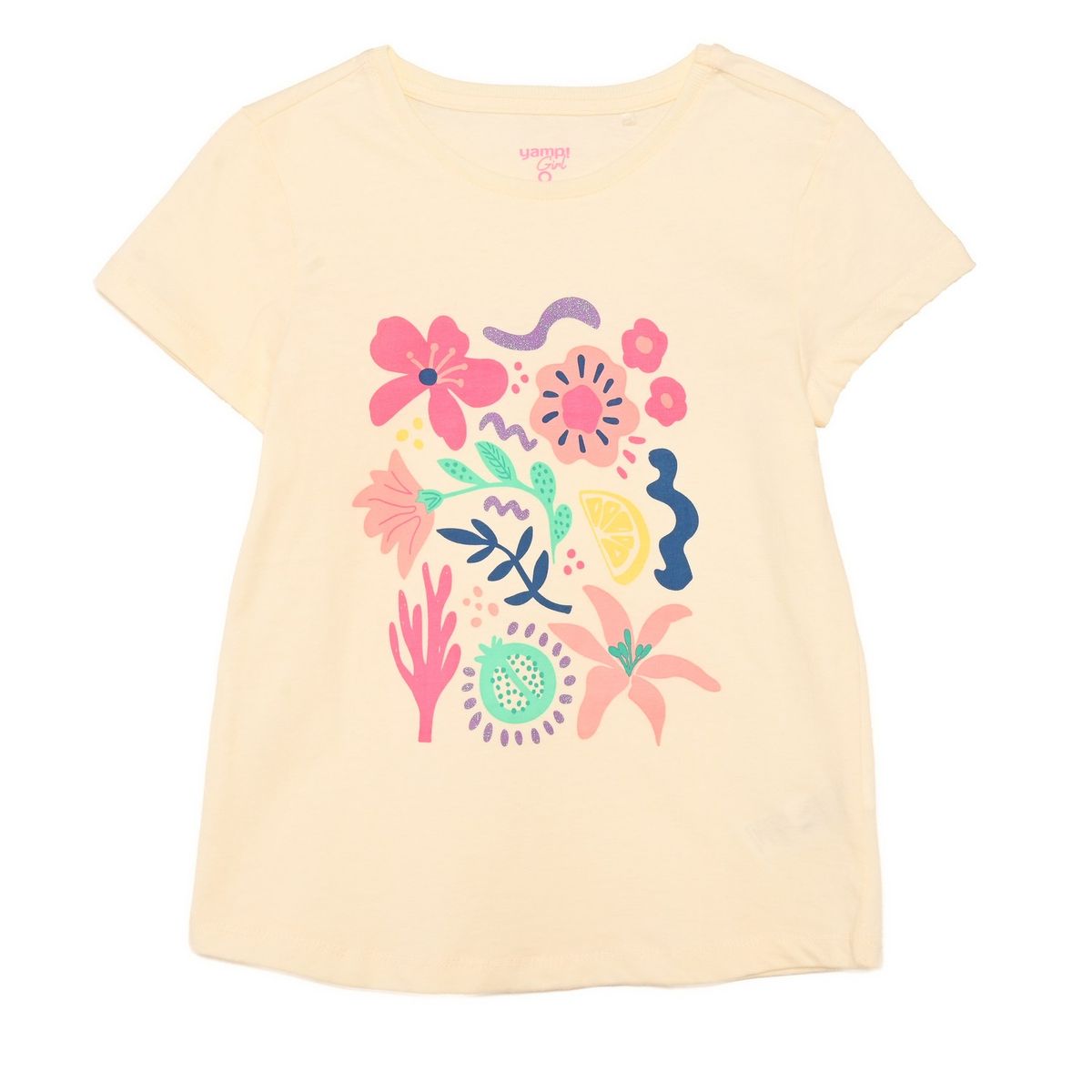 YAMP - Camiseta para Niña de Algodón Yamp