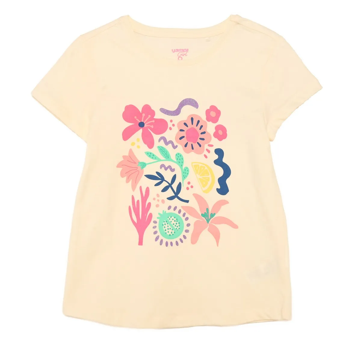 YAMP - Camiseta para Niña de Algodón Yamp