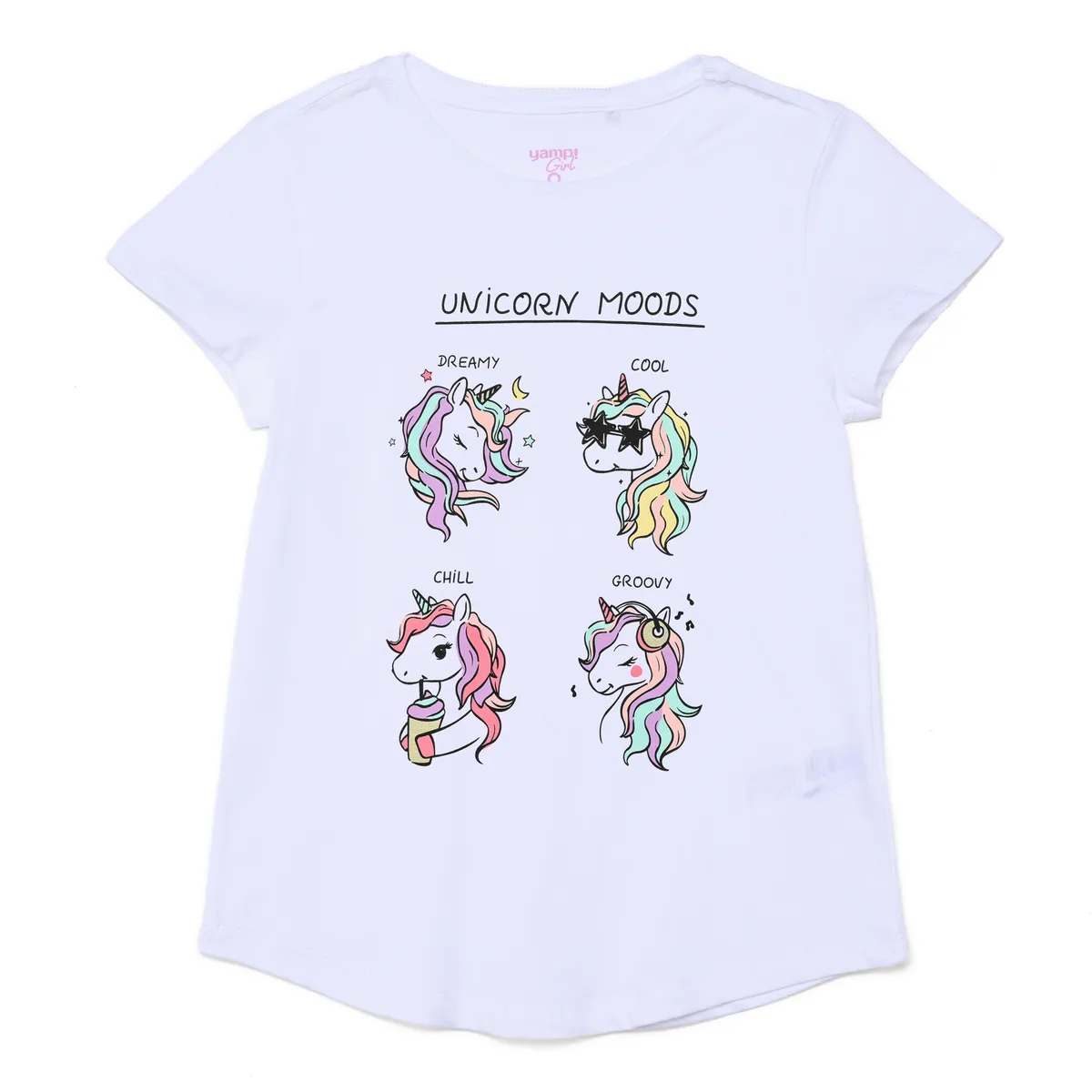YAMP - Camiseta para Niña de Algodón Yamp