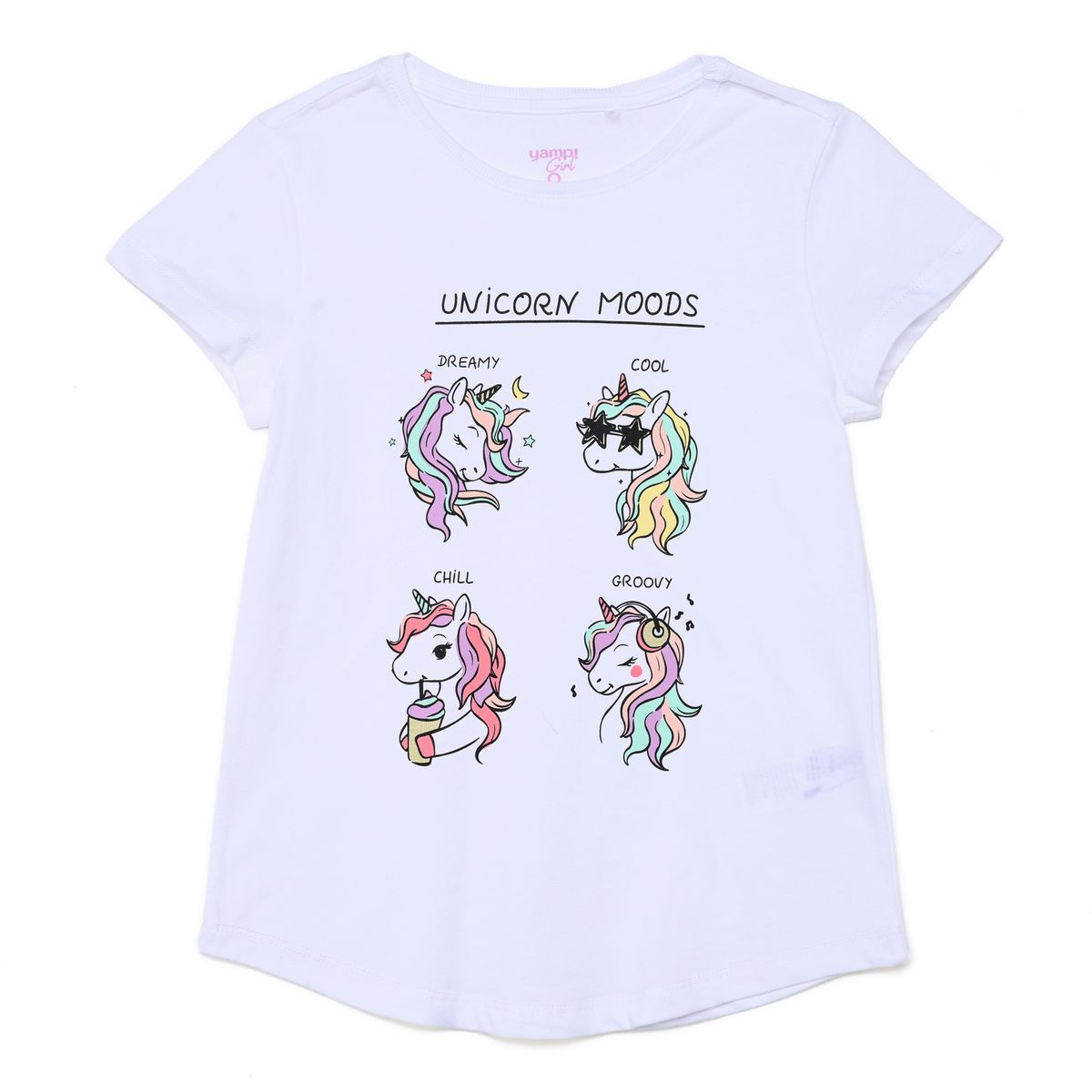 YAMP - Camiseta para Niña de Algodón Yamp