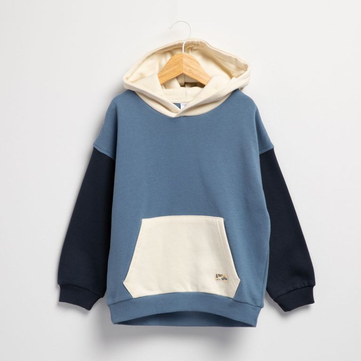 YAMP - Saco Con capucha para Niño Bloque de color de Algodón Yamp