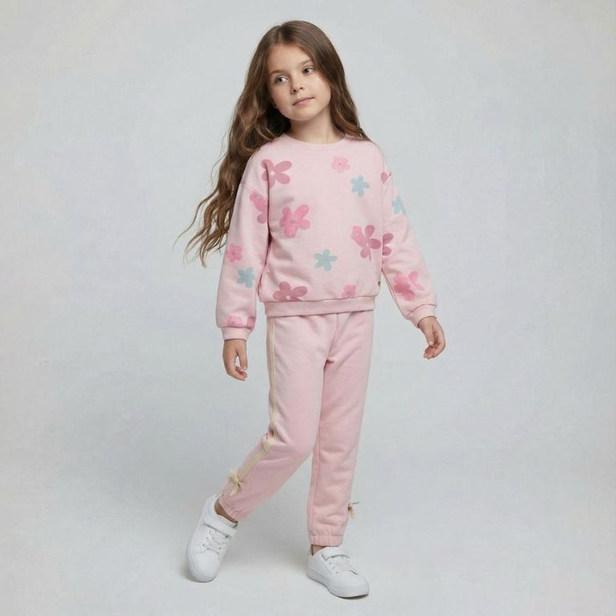 YAMP - Set Saco + Jogger  para Niña de Algodón Yamp