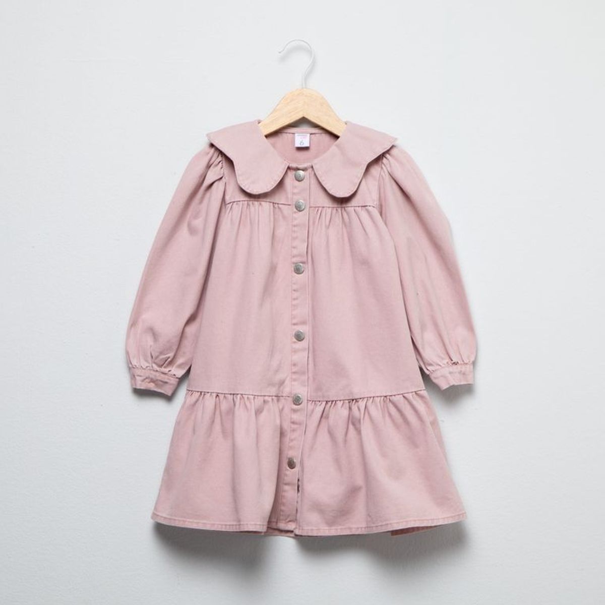 YAMP - Vestido para Niña Manga larga de Algodón Yamp