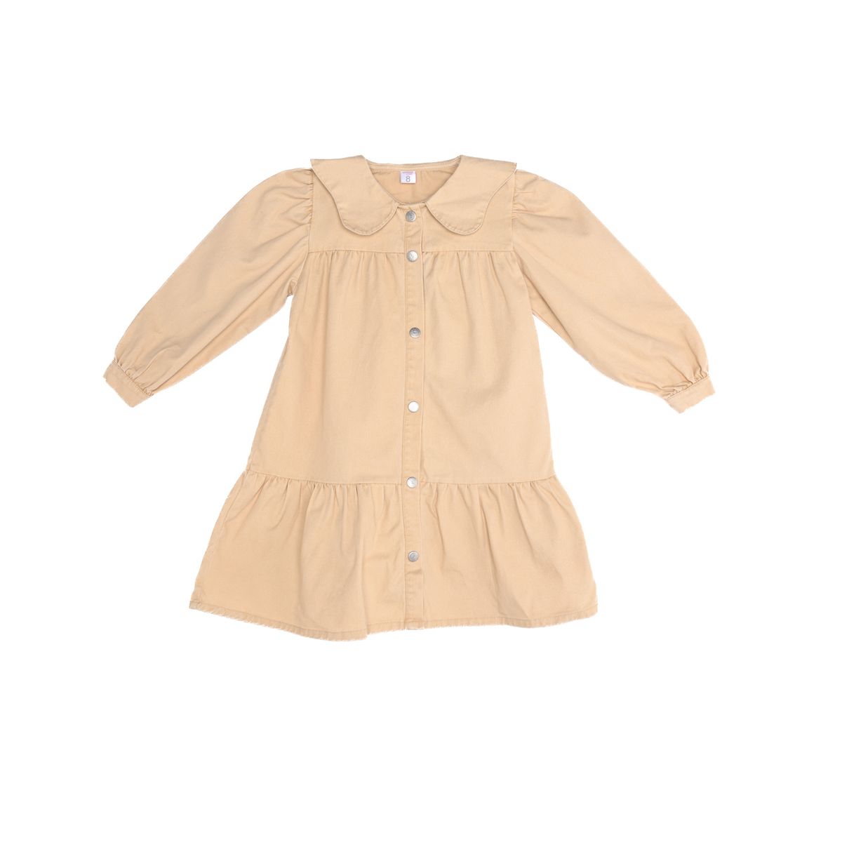 YAMP - Vestido para Niña Manga larga de Algodón Yamp