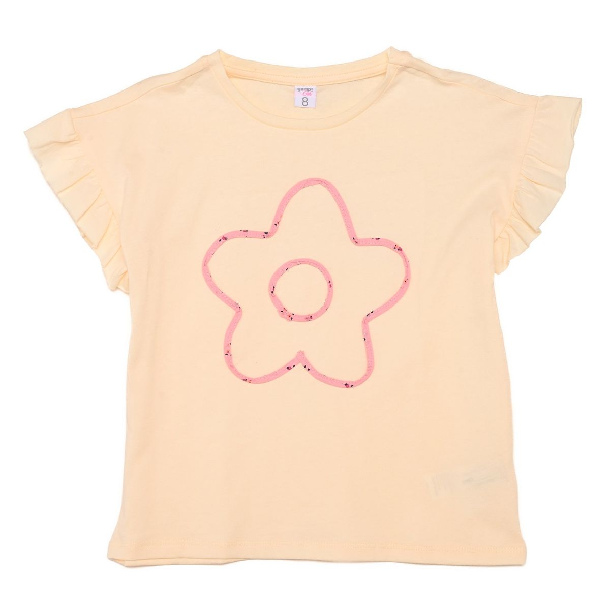 YAMP - Camiseta para Niña con Estampado de Algodón Yamp 