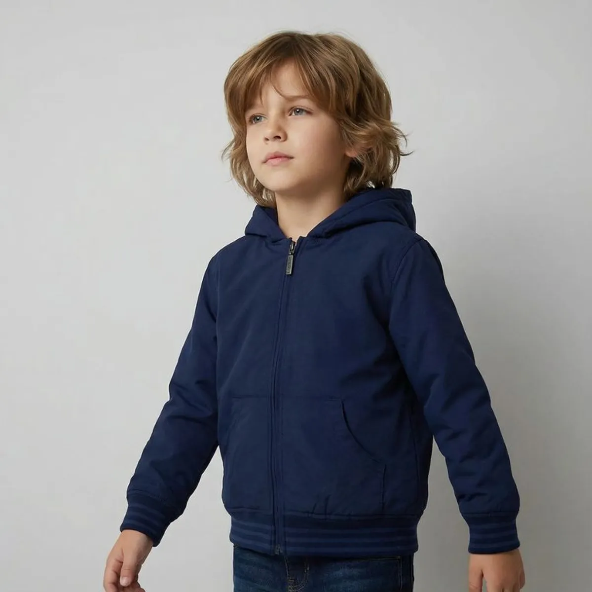 YAMP - Chaqueta Con capucha para Niño Casual Yamp