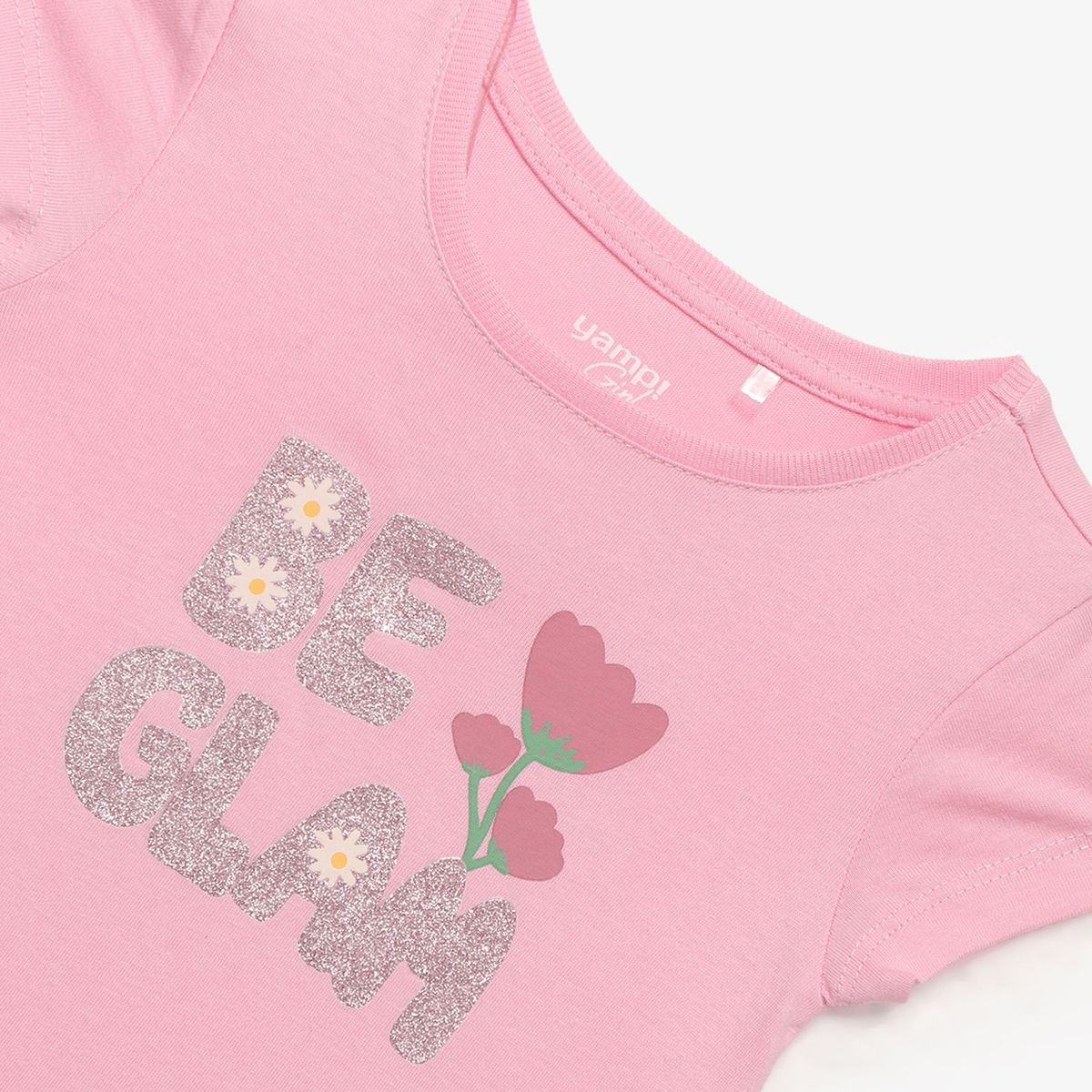 YAMP - Camiseta para Niña Pack de 3 unidades de Algodón Yamp