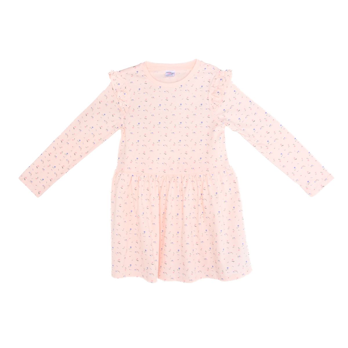 YAMP - Vestido para Niña con Estampado Manga larga de Algodón Yamp 