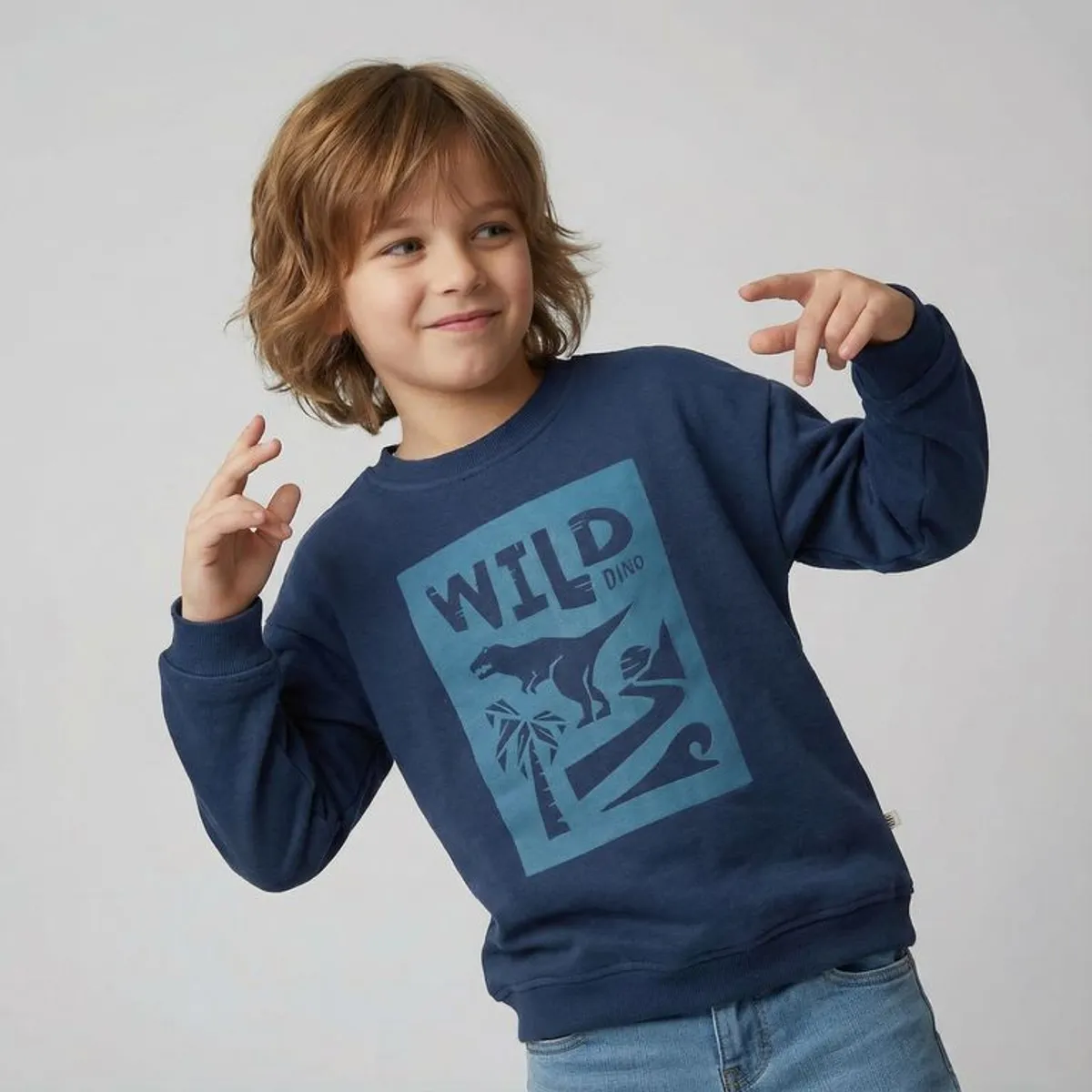 YAMP - Saco para Niño con Estampado de Algodón Yamp