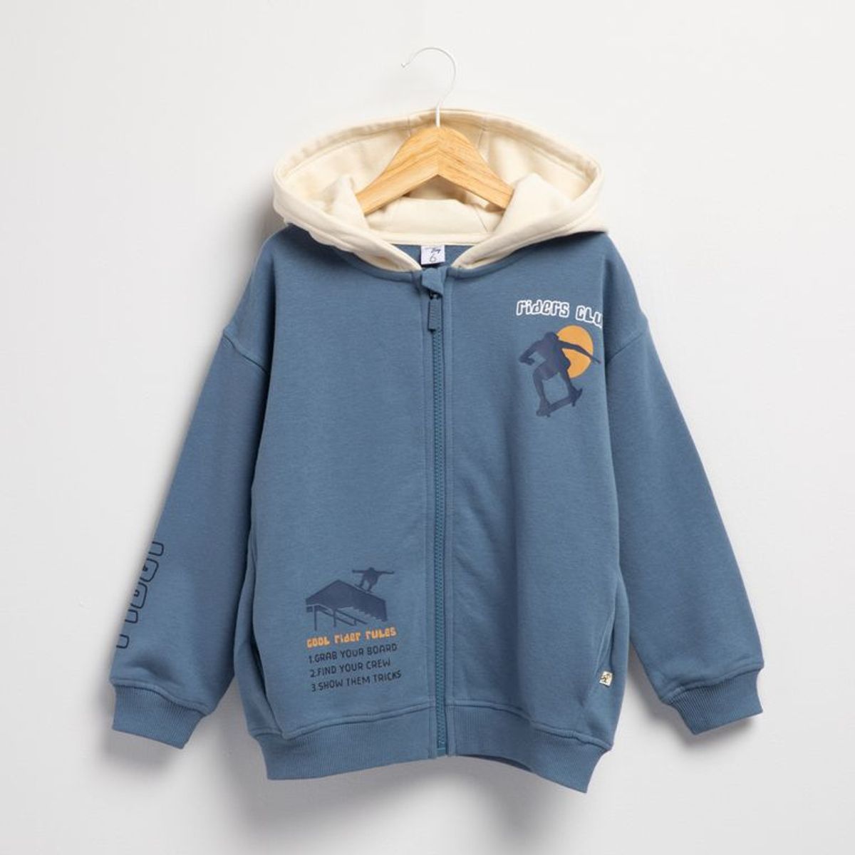 YAMP - Saco Con capucha para Niño con Estampado de Algodón Yamp
