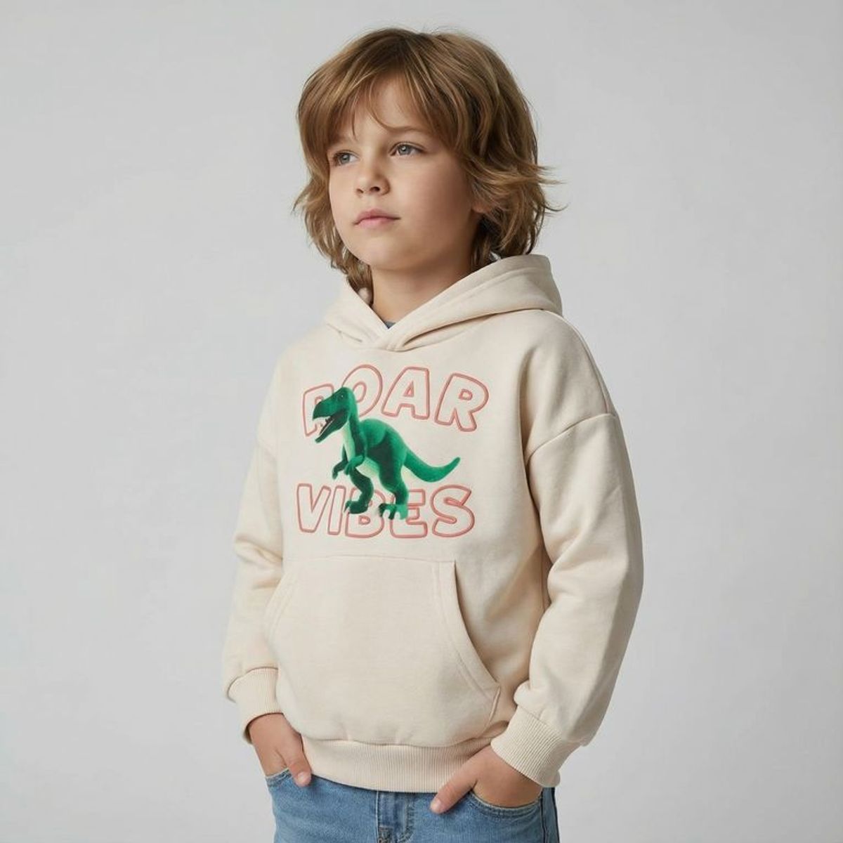 YAMP - Saco Con capucha para Niño con Logo de Algodón Yamp