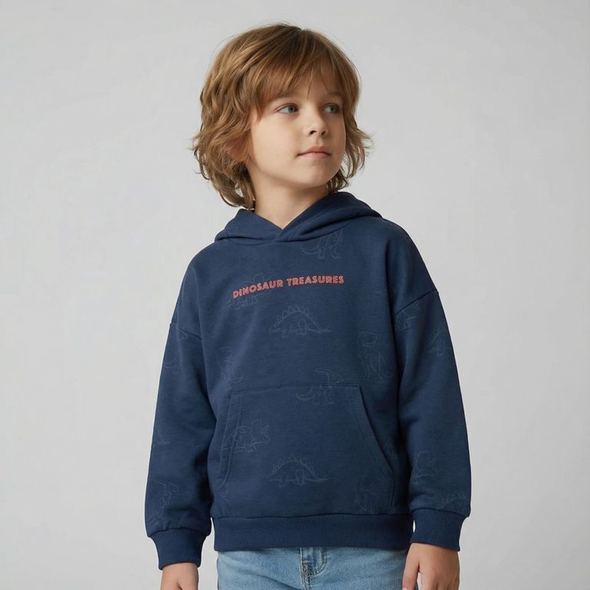 YAMP - Saco Con capucha para Niño con Logo de Algodón Yamp