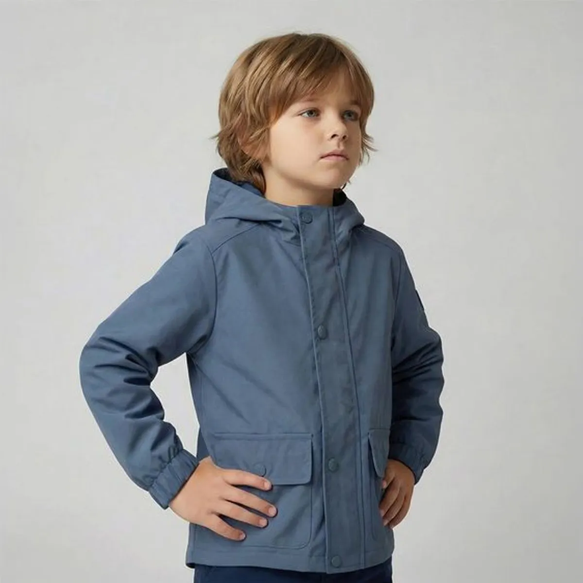 YAMP - Chaqueta Con capucha para Niño Casual Yamp
