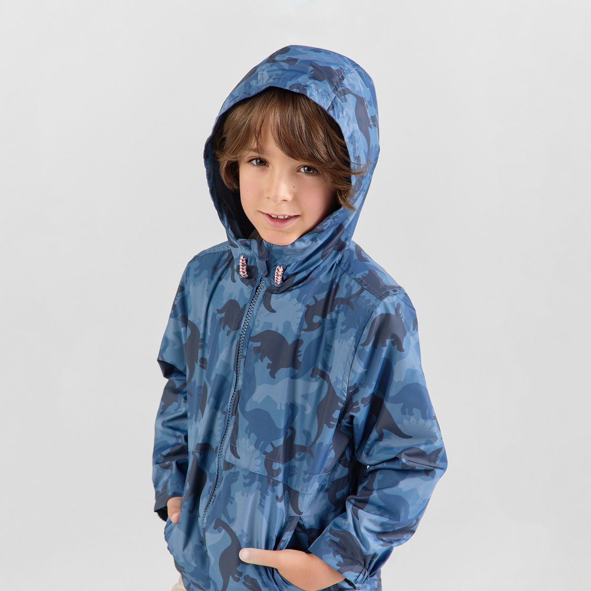 YAMP - Chaqueta Con capucha para Niño con Estampado Yamp