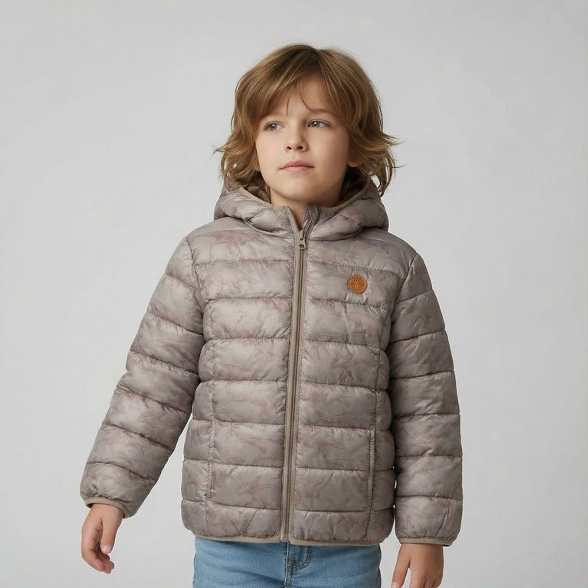 YAMP - Chaqueta Con capucha para Niño Acolchado Yamp