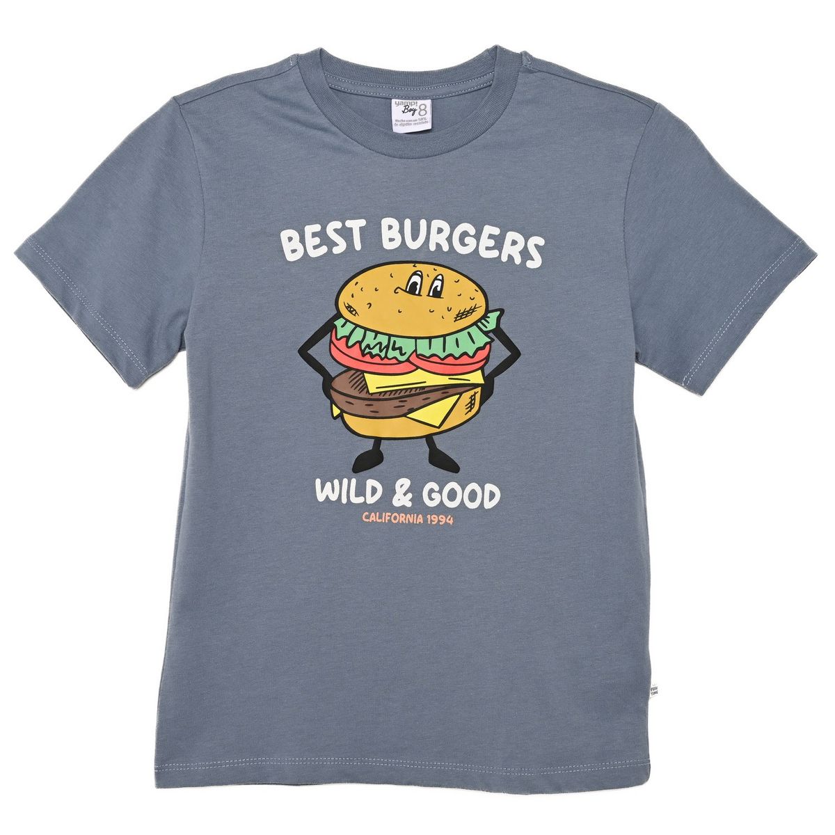 YAMP - Camiseta para Niño Manga corta de Algodón Yamp