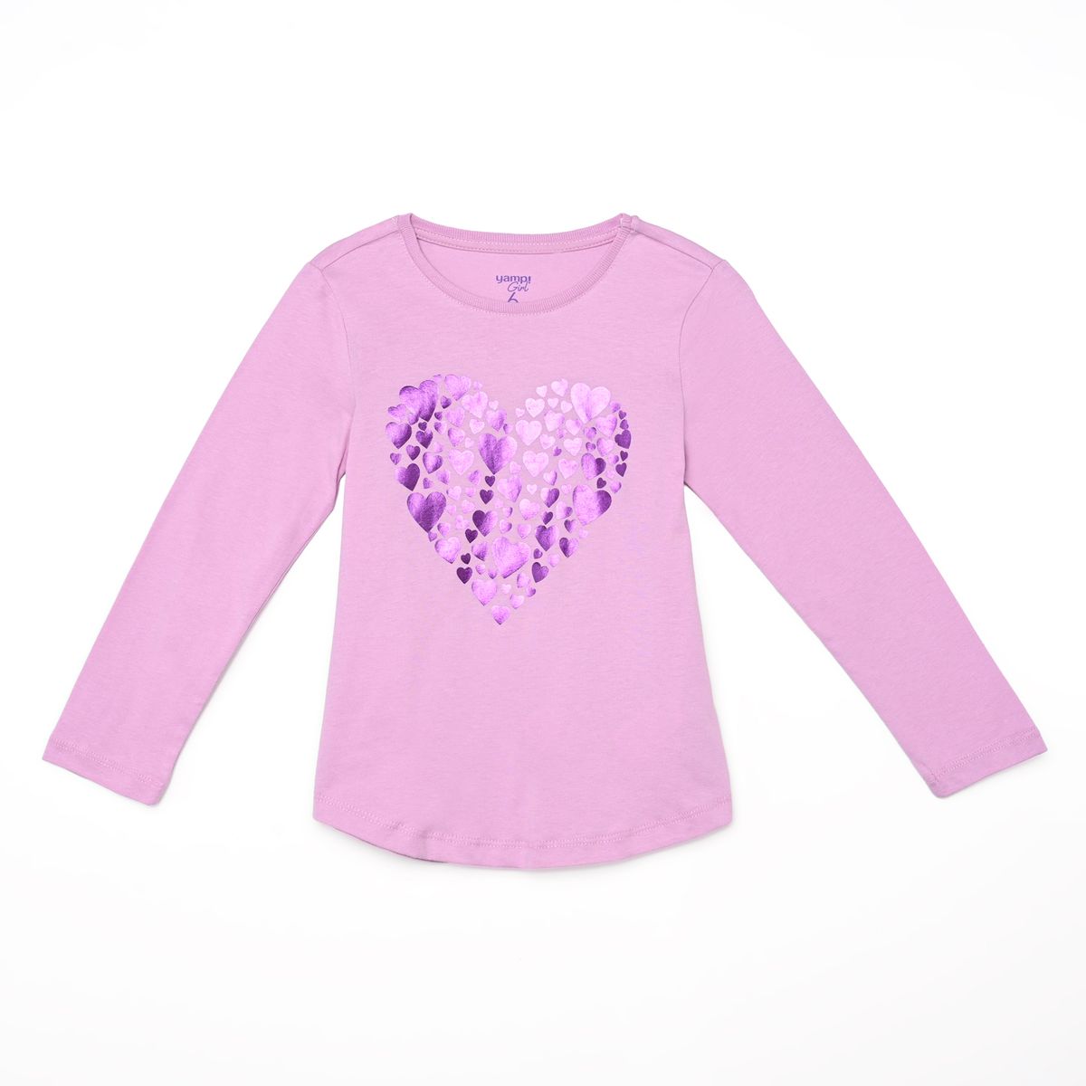 YAMP - Camiseta manga larga para Niña de Algodón Yamp