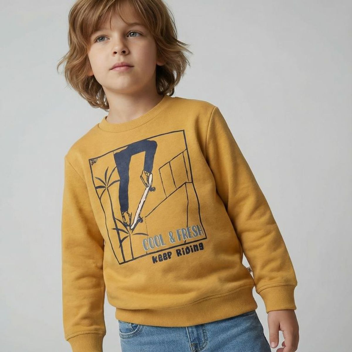 YAMP - Saco para Niño con Estampado de Algodón Yamp