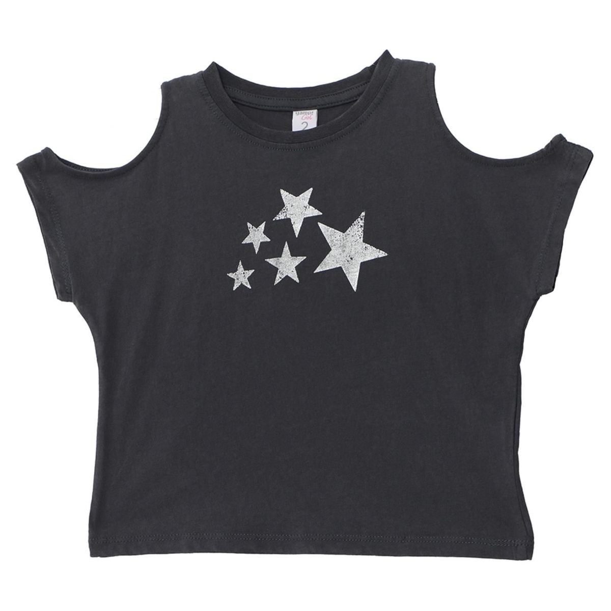 YAMP - Camiseta para Niña con Estampado Manga corta de Algodón Yamp 