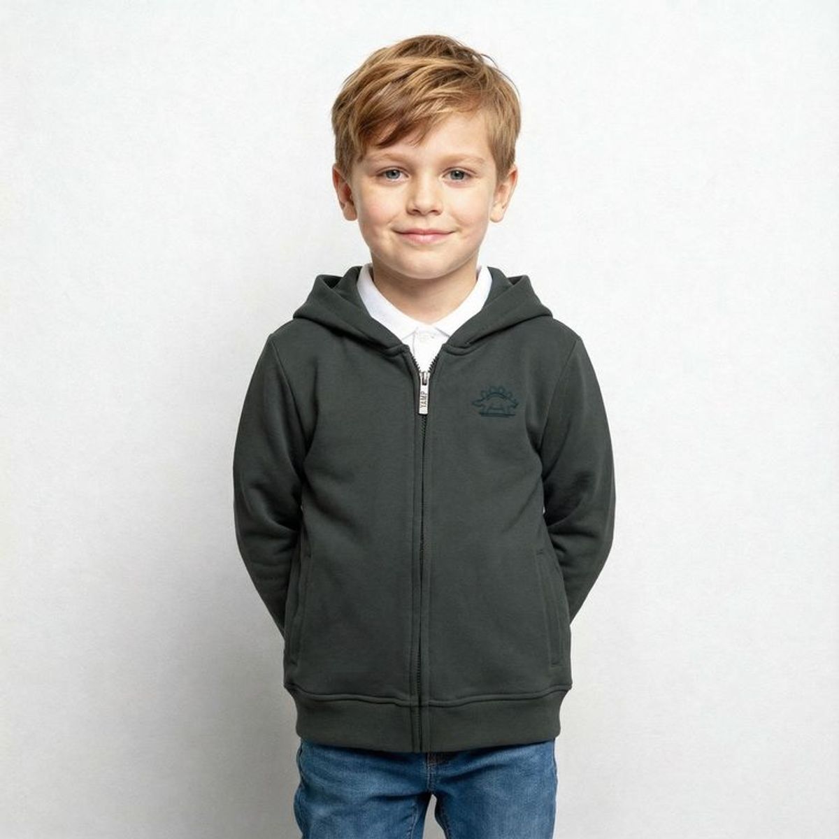 YAMP - Saco Con capucha para Niño con Logo de Algodón Yamp