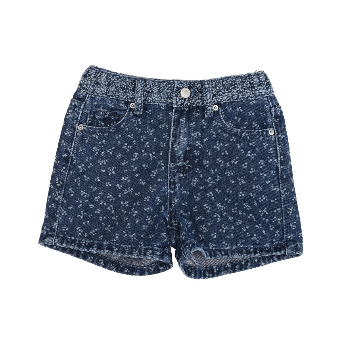 YAMP - Short para Niña con Flores de Algodón Yamp