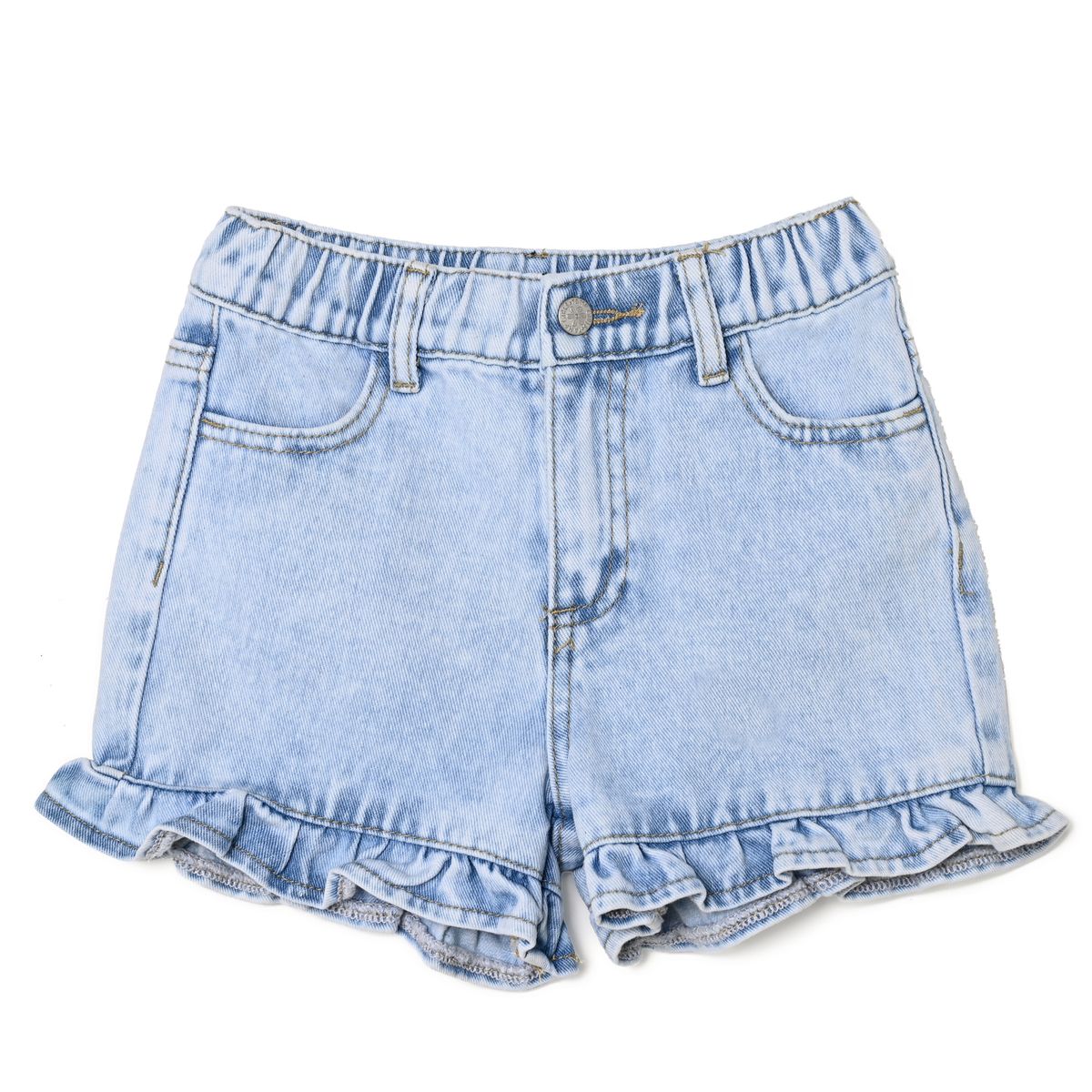 YAMP - Short para Niña con Boleros de Algodón Yamp