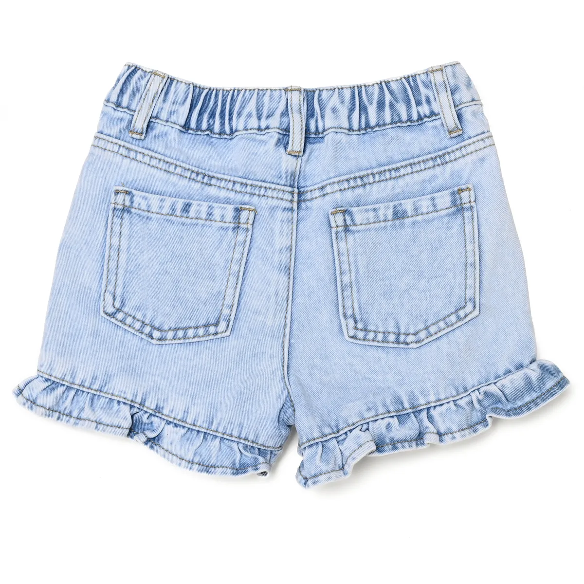 YAMP - Short para Niña con Boleros de Algodón Yamp