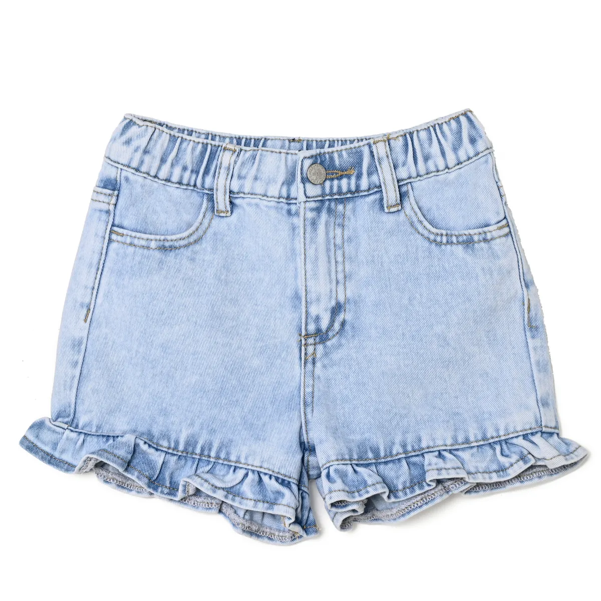 YAMP - Short para Niña con Boleros de Algodón Yamp