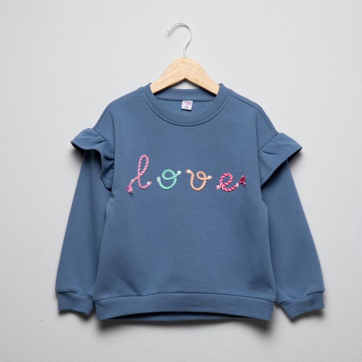 YAMP - Saco para Niña con Bordado de Algodón Yamp