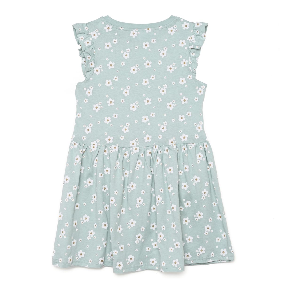 YAMP - Vestido para Niña con Estampado Manga corta de Algodón Yamp 